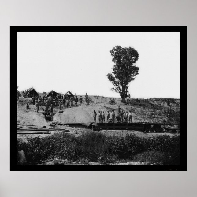 Affiches Un Mortier, Appelé Le Dictateur, Pétersbourg, VA 1 (Devant)