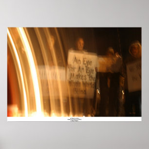 Affiches Un oeil pour un oeil rend aveugle le monde entier