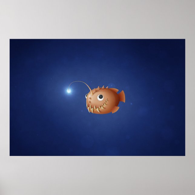 Affiches Un peu de poisson-pêcheur (Devant)