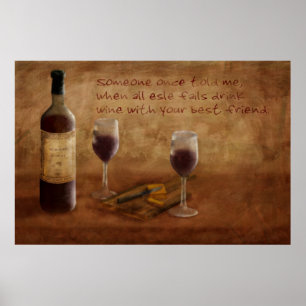Affiches Un Peu De Vin
