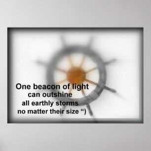 Affiches Un phare de lumière.