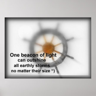 Affiches Un phare de lumière.