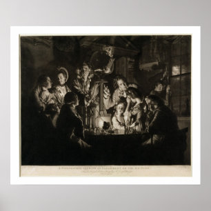 Affiches Un philosophe qui raconte une expérience sur la cl