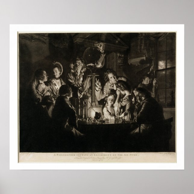 Affiches Un philosophe qui raconte une expérience sur la cl (Devant)