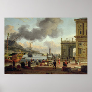 Affiches Un Port Méditerranéen
