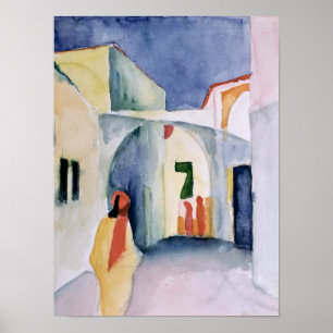 Affiches Un regard en bas d'une allée