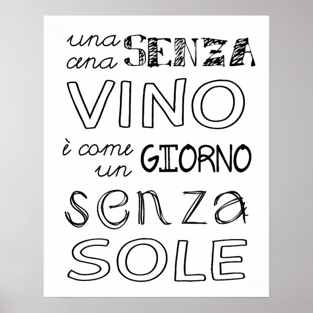 Affiches Un Repas Sans Vin... (Devant)