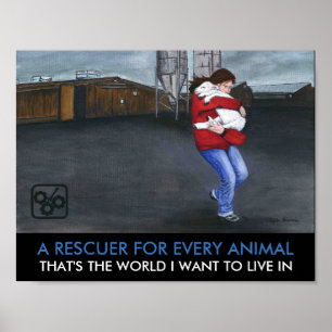 Affiches Un Sauveteur Pour Chaque Animal