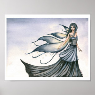 Affiches Un sentier des étoiles au crépuscule