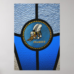 Affiches Un seul logo Seabee