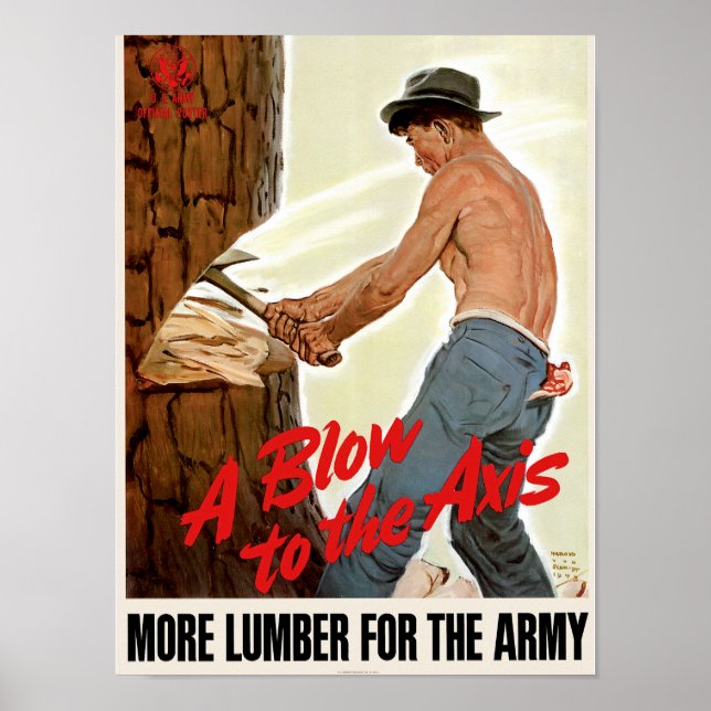 Affiches Un souffle sur l'Axe ~ Plus de bois pour l'armée (Devant)