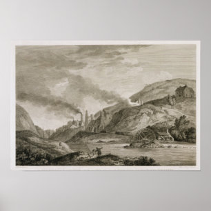 Affiches Un travail de fer pour le moulage de Cannon et de 