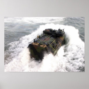 Affiches Un véhicule d'assaut amphibie 2