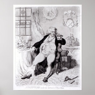 Affiches Un Voluptuaire sous les horreurs de la digestion