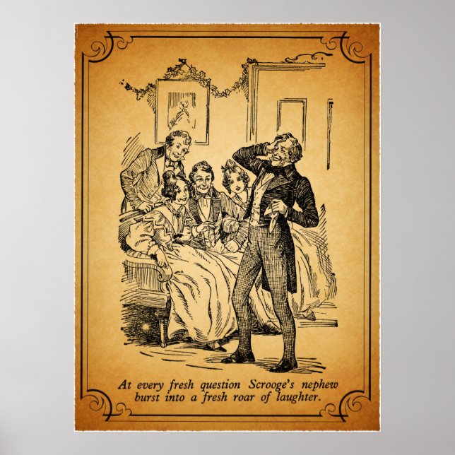 Affiches Une Carol De Noël : Un Rôlement De Rires (Devant)