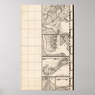 Affiches Une carte de l'Empire Britannique en feuille 12 de