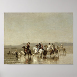 Affiches Une chasse à faucon, 1862