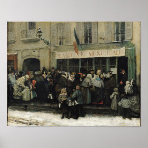 Affiches Une cuisine de soupe pendant le siège de Paris