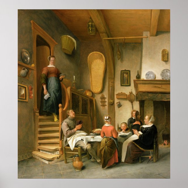 Affiches Une famille qui dit grâce (Devant)