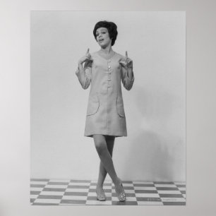 Affiches Une femme en train de