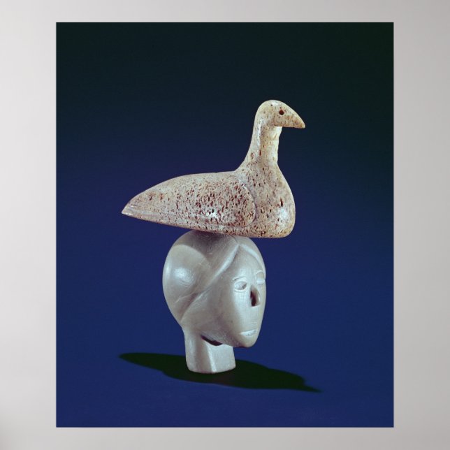 Affiches Une femme qui pense à un oiseau de Loon, du Cap Do (Devant)