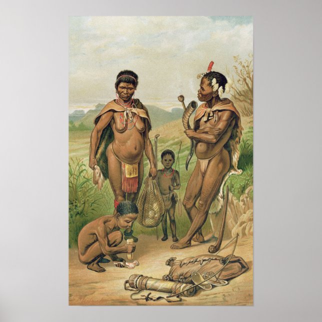 Affiches Une frontière familiale Bosjesman (Devant)