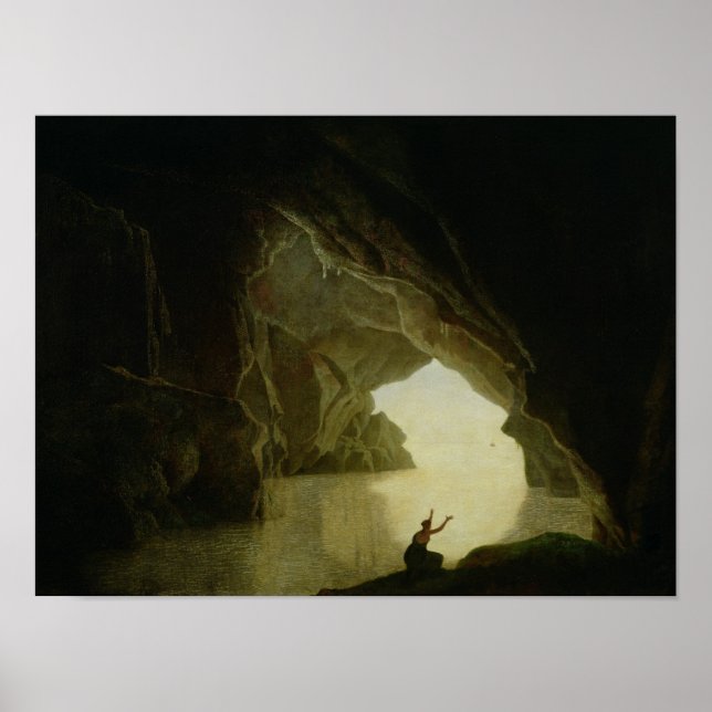 Affiches Une Grotte dans le golfe du Salerne (Devant)