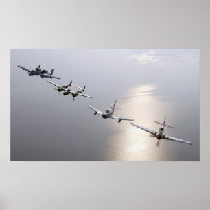 Affiches Une histoire des avions de guerre