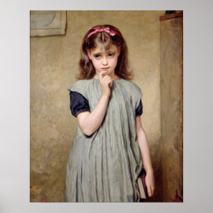 Affiches Une jeune fille dans la salle de classe, 1876