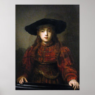 Affiches Une jeune mariée juive - Rembrandt - 1641