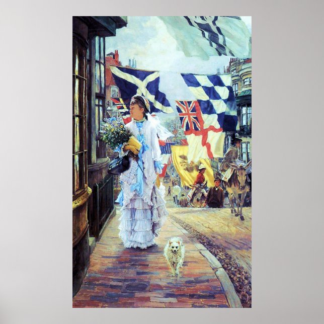 Affiches Une Journée De Pieds À Brighton ~ James Tissot ~ A (Devant)