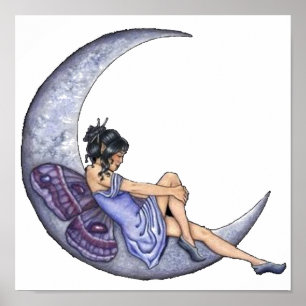 Affiches Une lune féerique