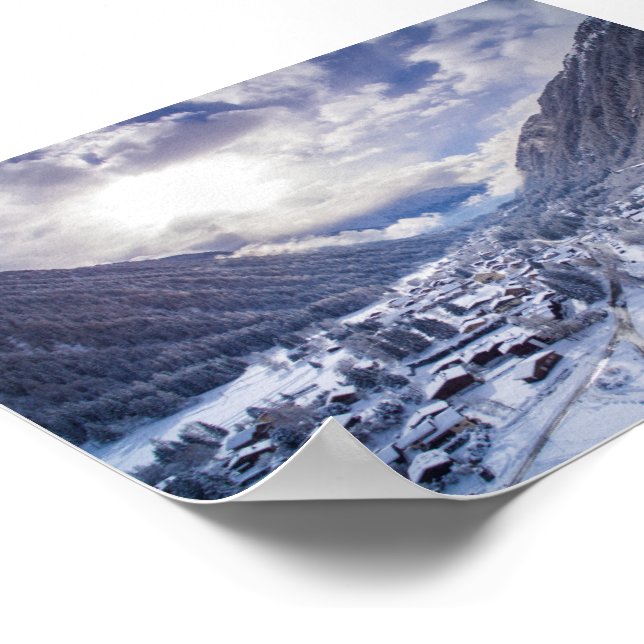 Affiches Une merveille hivernale (Coin)