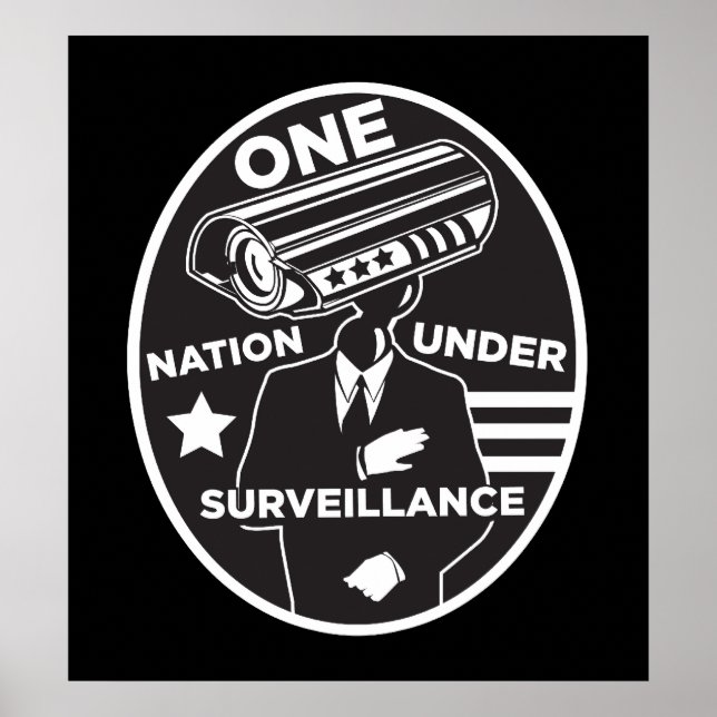 Affiches Une nation sous surveillance (Devant)