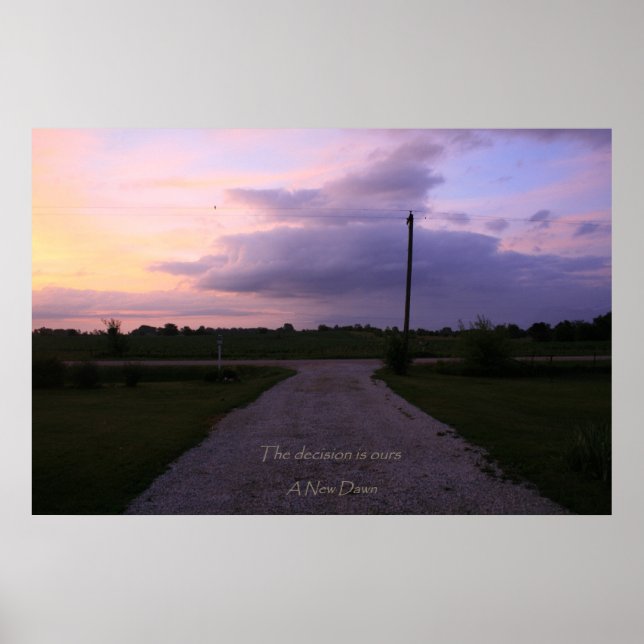 Affiches Une nouvelle aube (Devant)