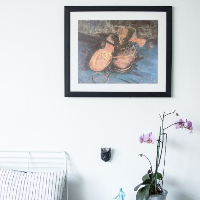 Affiches Une paire de chaussures de Vincent van Gogh, Art V (Créateur téléchargé)