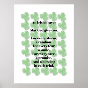 Affiches Une prière irlandaise