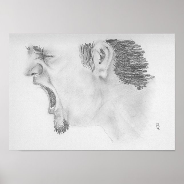 Affiches Une Rivière Rouge Lente Traverse À Travers Nous To (Devant)