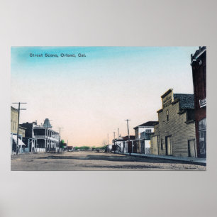 Affiches Une rue SceneOrland, CA