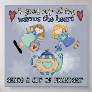 Affiches Une tasse de thé