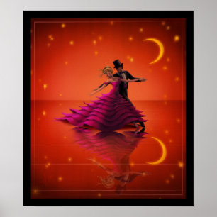 Affiches Une valse rouge