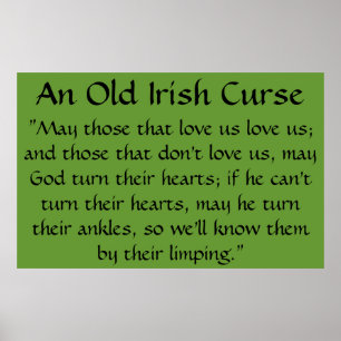 Affiches Une vieille malédiction irlandaise