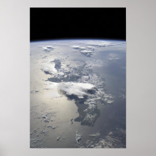 Affiches Une vue panoramique de l'île de Hispaniola