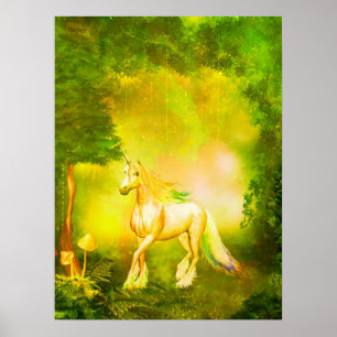 Affiches Unicorne d'or