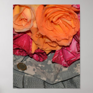 Affiches Uniforme Militaire de l'Armée de l'Air Camouflage