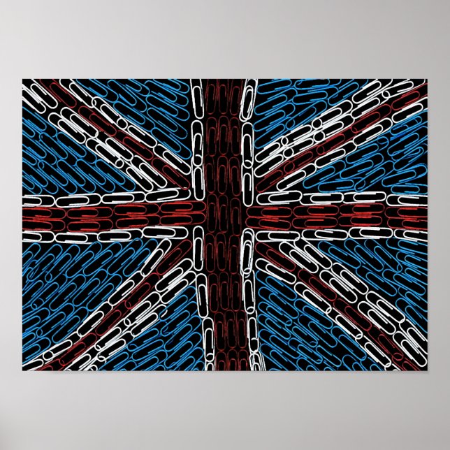 Affiches Union Jack of Paperclips (Devant)