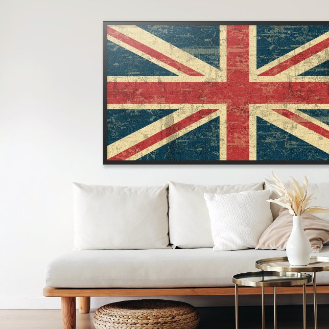 Affiches Union Jack Vintage en détresse (Créateur téléchargé)