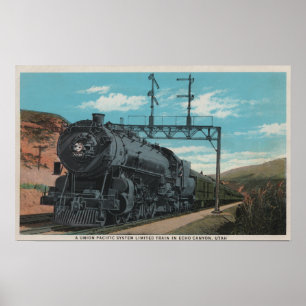 Affiches Union Pacific Train, Echo Canyon, UtahUtah