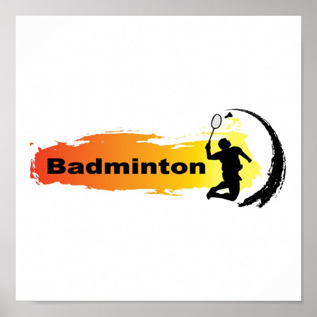 Affiches Unique Badminton (Devant)