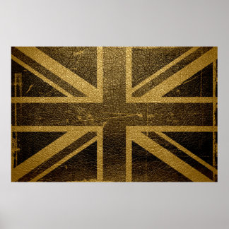 Affiches United Kingdom Flag Vintage #2